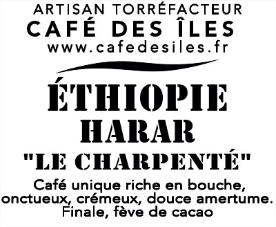 ethiopie harar le charpente 250 g 30 kg cafe des iles